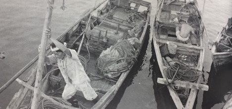 男木島の打瀬船(うたせぶね) 男木島の打瀬船(うたせぶね)