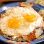 愛媛県今治市で生まれたB級グルメ 「焼豚卵飯」  Fried rice with eggs and barbecued pork