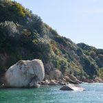 象岩と白砂ビーチと鮮魚、六口島（むぐちじま） Muguchi-jima island