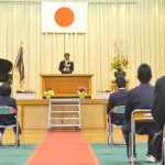 男木島で8年ぶりの小学校卒業式　The graduation ceremony of Elementary School  at Ogi island