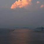 瀬戸内海、夏の雲