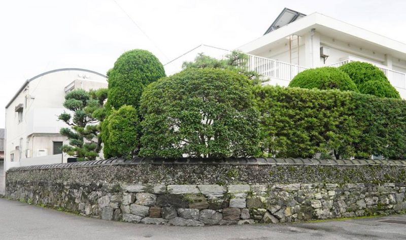 徳島、おとめ石の石積み – Otome stone wall at Tokushima city