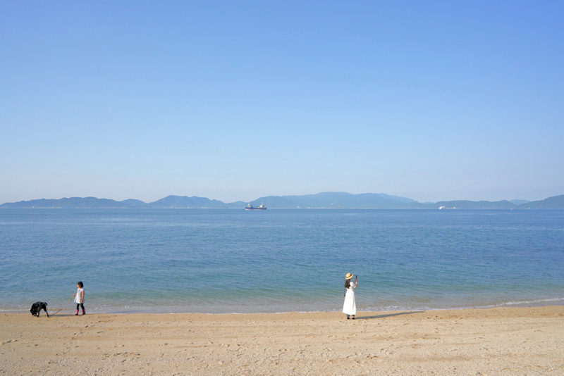 四国最北端の静かなビーチ、竹居観音岬 – Calm beach, Cape Takei at Kagawa pref.