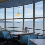 瀬戸内海を眺める展望カフェ『大川オアシス』 – “Okawa Oasis”, a café with a view over the Seto Inland Sea.