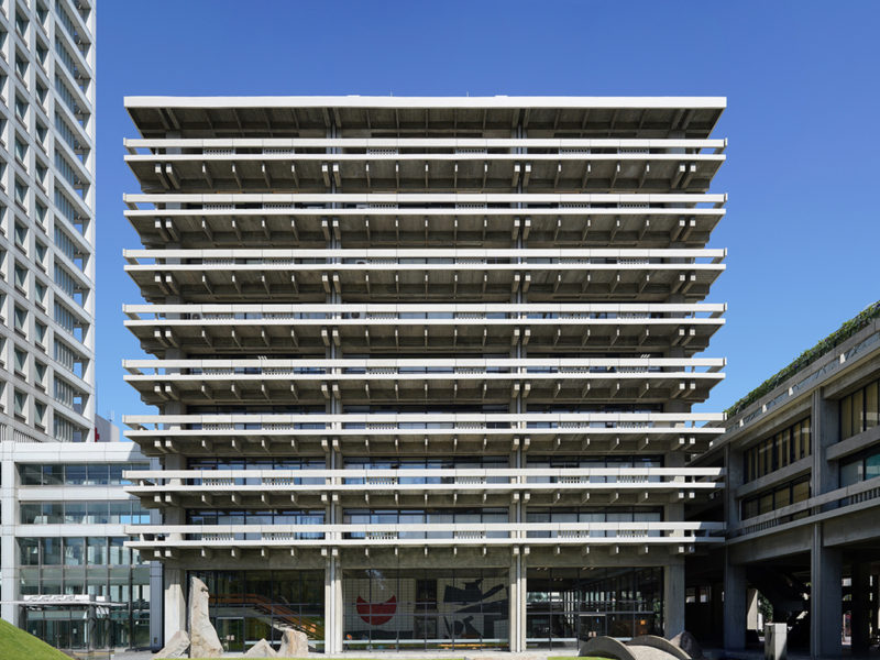 丹下健三さん設計の香川県庁舎 - Kagawa Prefecture Public Office Building by architect Kenzo TANGE