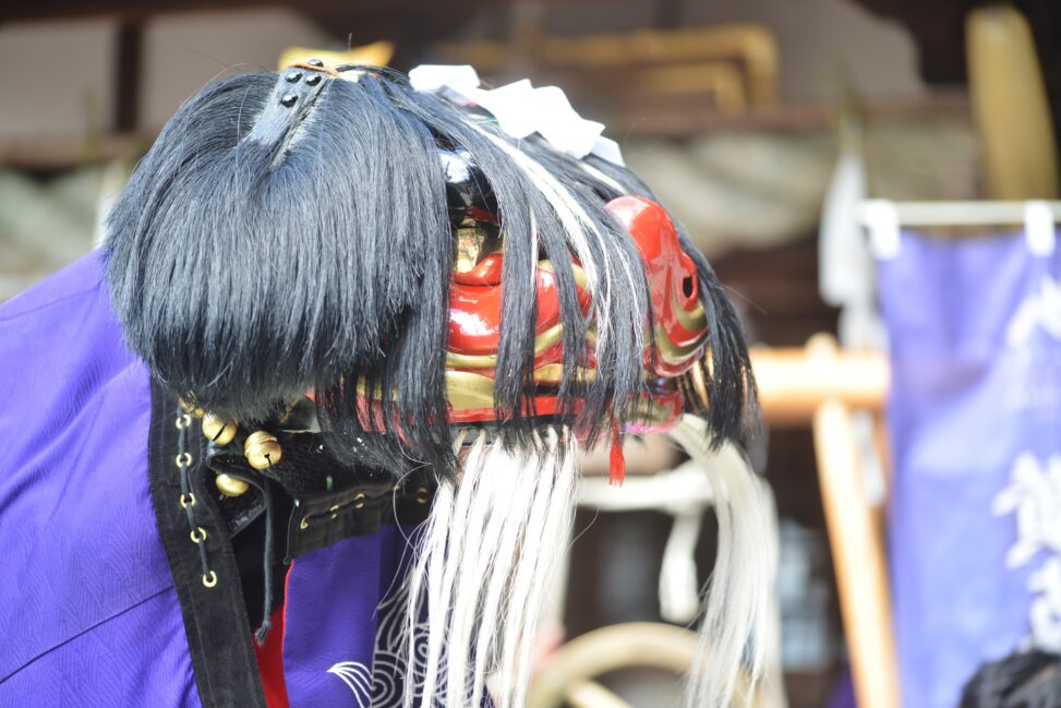 廣旗神社秋季例大祭の獅子舞 – Lion Dance of Hirohata shrine