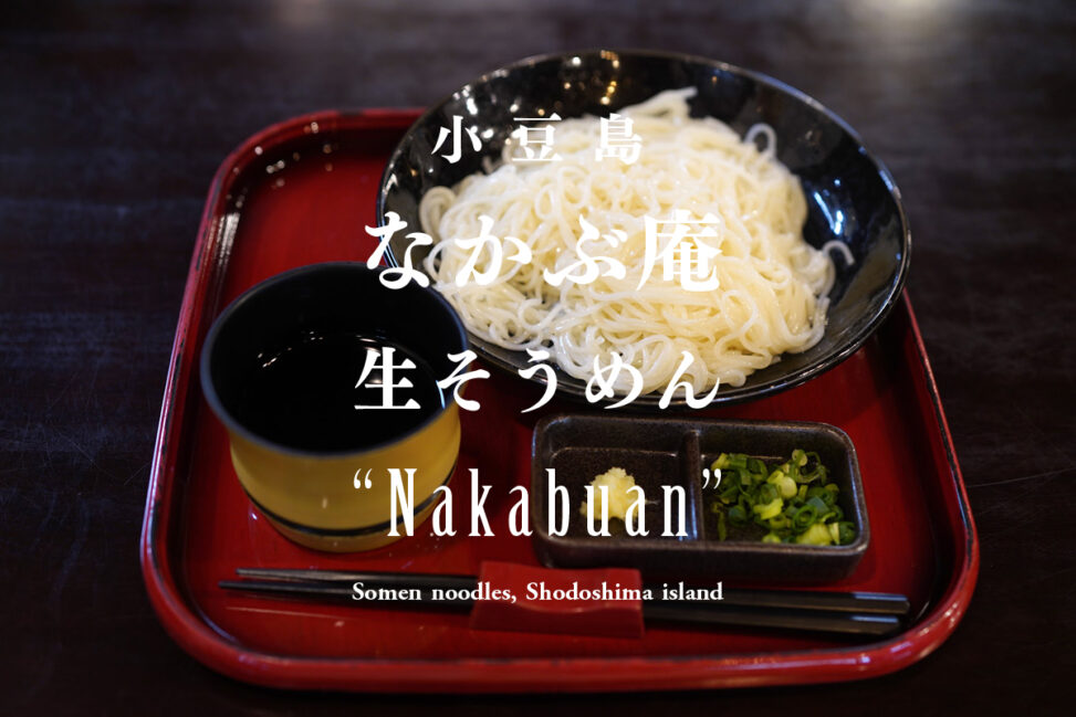 【小豆島】ぷりっぷりの食感に感動！『なかぶ庵』さんの生そうめん - [Shodoshima island] Somen noodles (fine white noodles) "Nakabuan"