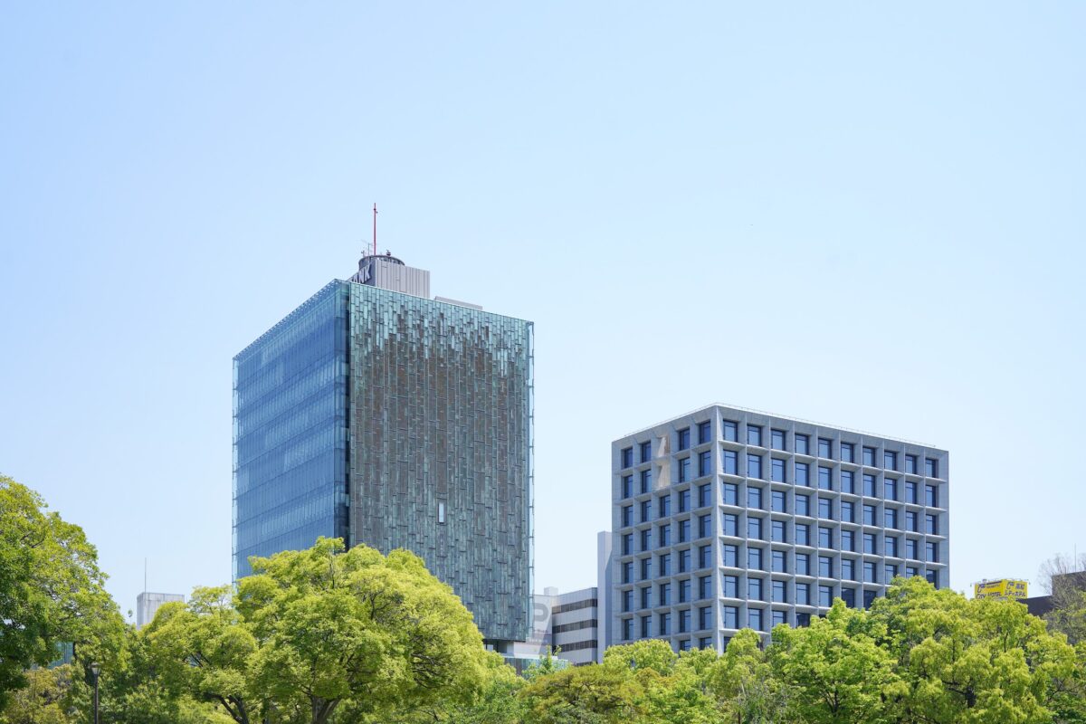 彫刻家の作る生きた壁と、日本初の緑青銅板仕上げの建築『百十四