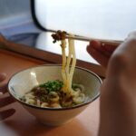 ジャンボフェリーで食べることのできる100%オリーブ牛カレーうどん – Olive Beef Udon Noodle of Jumbo Ferry