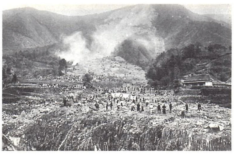 蛸山大崩壊 写真