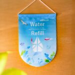 【香川】「たかまつ給水スポット協力店」フラッグバナー – [Kagawa] Takamatsu Water Refill Point Partner Establishment Flag Banner