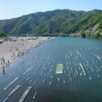 【高知 5/3-5】仁淀川 紙のこいのぼり – [Kochi 3-5 May] Paper carp streamers at Niyodo River