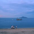【愛媛】宮島さん。桜井・厳島神社の藁船流し - [Ehime] Miyajima-san. Straw boat floating in Sakurai, Imabari city